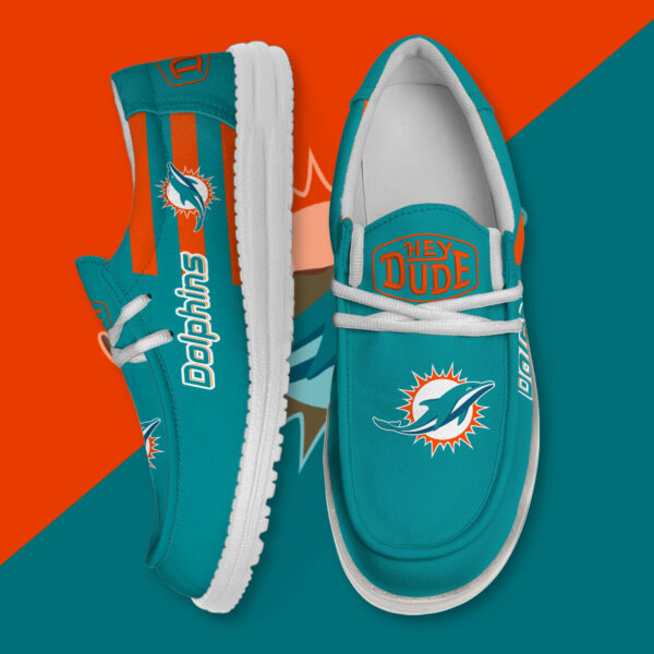 Tubopro Miami Dolphins Personalized Hey Dude Shoes For Men And Women