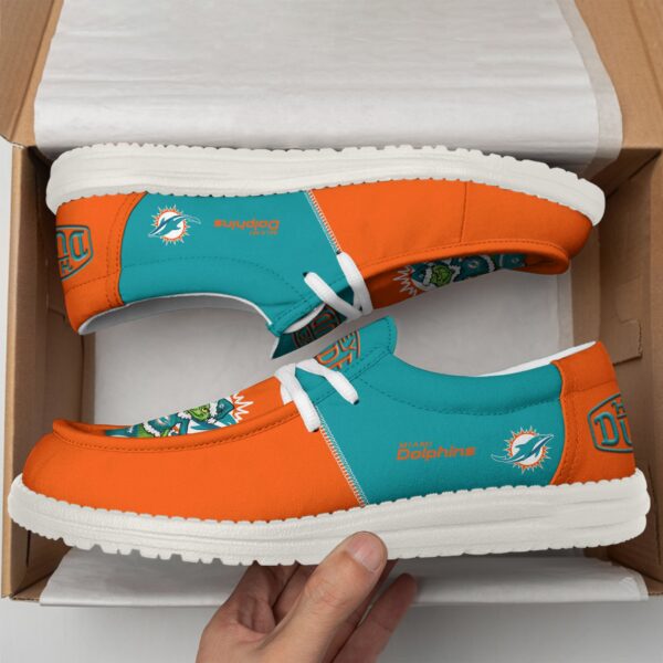 Tubopro Miami Dolphins Personalized Hey Dude Shoes For Men And Women - Image 3