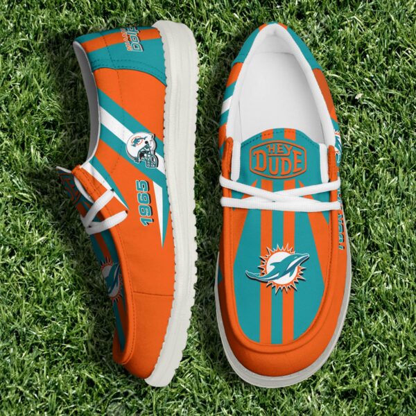 Tubopro Miami Dolphins Personalized Hey Dude Shoes For Men And Women