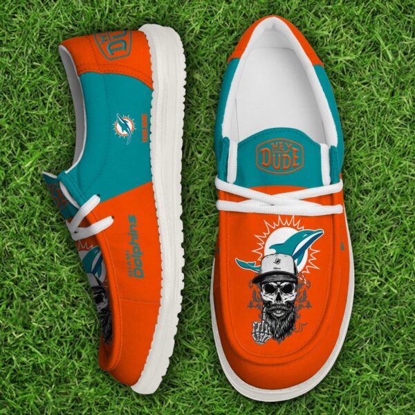 Tubopro Miami Dolphins Personalized Hey Dude Shoes For Men And Women