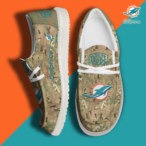 Tubopro Miami Dolphins Personalized Hey Dude Shoes For Men And Women
