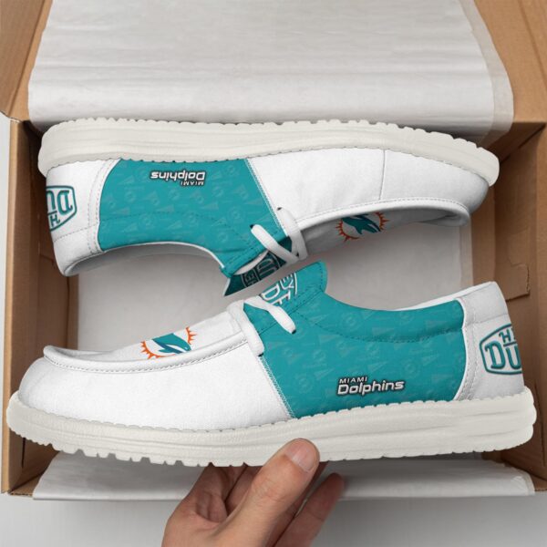 Tubopro Miami Dolphins Personalized Hey Dude Shoes For Men And Women - Image 2