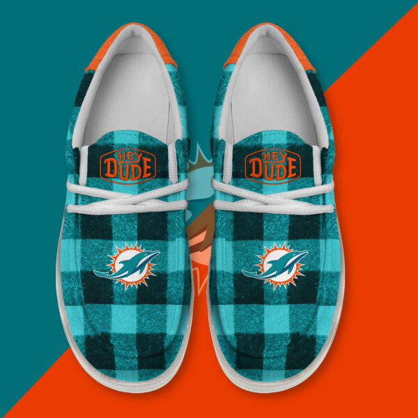 Tubopro Miami Dolphins Personalized Hey Dude Shoes For Men And Women