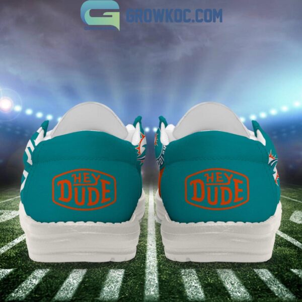 Tubopro Miami Dolphins Personalized Hey Dude Shoes For Men And Women - Image 3