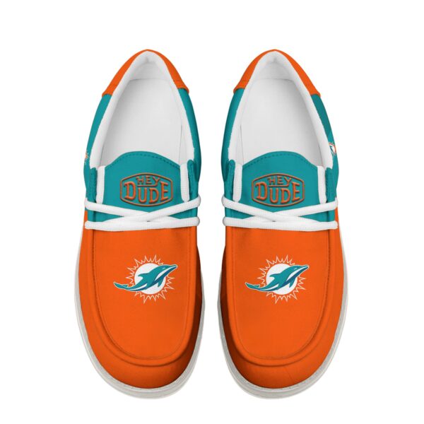 Tubopro Miami Dolphins Personalized Hey Dude Shoes For Men And Women - Image 4