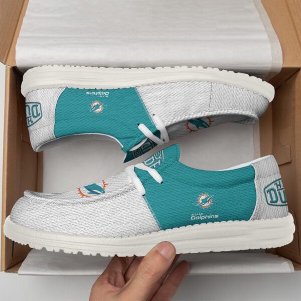 Tubopro Miami Dolphins Personalized Hey Dude Shoes For Men And Women - Image 2