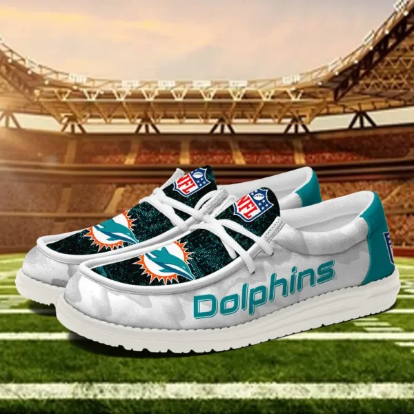 Tubopro Miami Dolphins Personalized Hey Dude Shoes For Men And Women