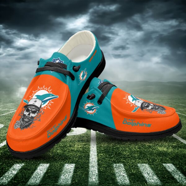 Tubopro Miami Dolphins Personalized Hey Dude Shoes For Men And Women - Image 2