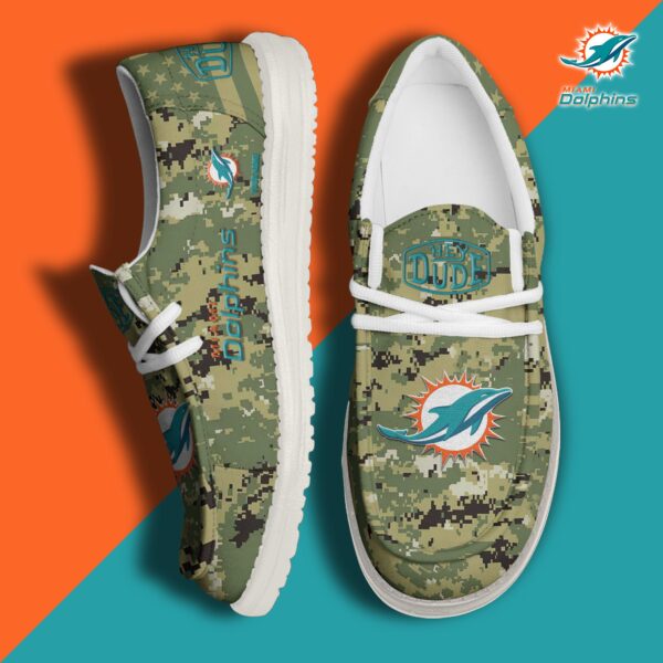 Tubopro Miami Dolphins Personalized Hey Dude Shoes For Men And Women