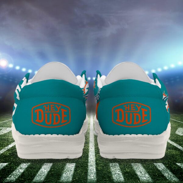Tubopro Miami Dolphins Personalized Hey Dude Shoes For Men And Women - Image 4