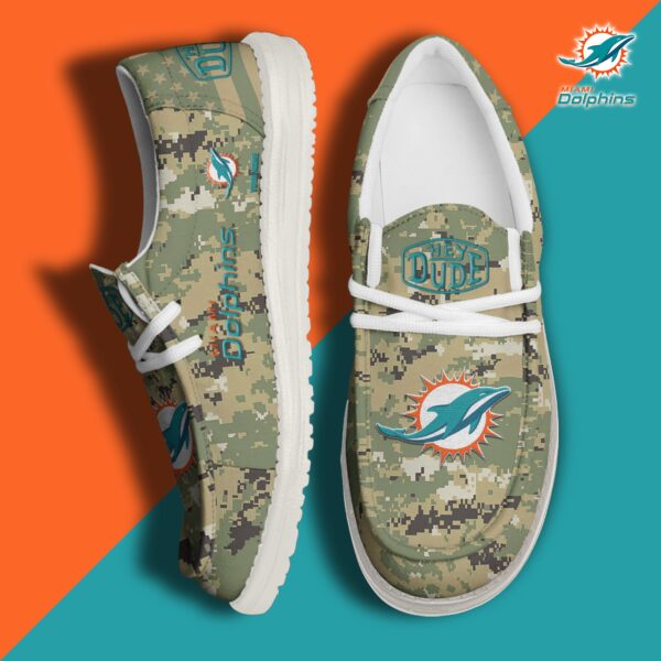Tubopro Miami Dolphins Personalized Hey Dude Shoes For Men And Women