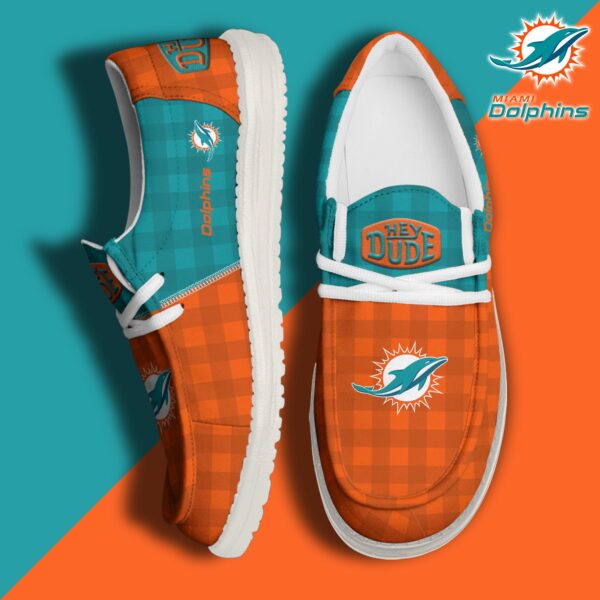 Tubopro Miami Dolphins Personalized Hey Dude Shoes For Men And Women