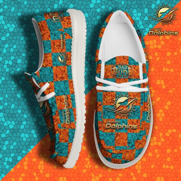 Tubopro Miami Dolphins Personalized Hey Dude Shoes For Men And Women