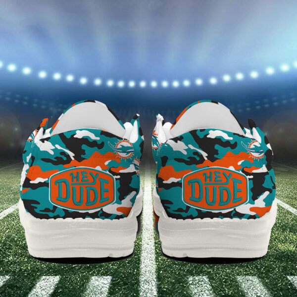 Tubopro Miami Dolphins Personalized Hey Dude Shoes For Men And Women - Image 4