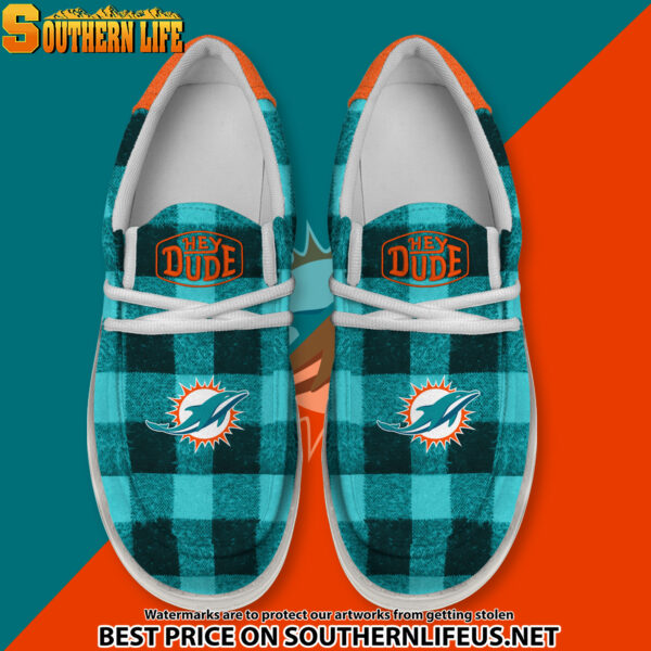 Tubopro Miami Dolphins Personalized Hey Dude Shoes For Men And Women
