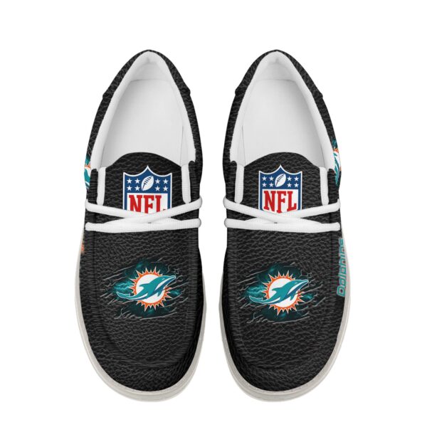 Tubopro Miami Dolphins Personalized Hey Dude Shoes For Men And Women - Image 4