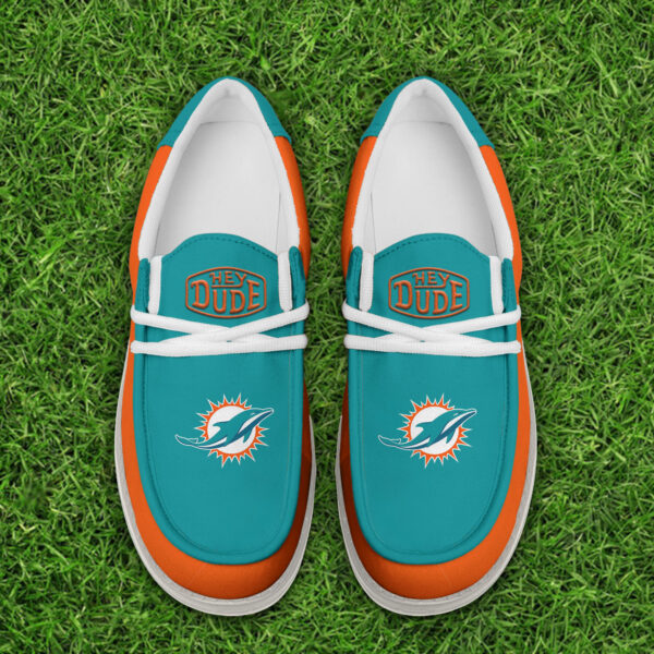 Tubopro Miami Dolphins Personalized Hey Dude Shoes For Men And Women - Image 4