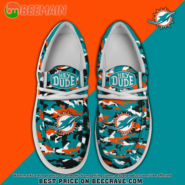 Tubopro Miami Dolphins Personalized Hey Dude Shoes For Men And Women