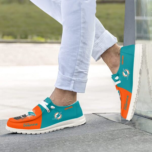 Tubopro Miami Dolphins Personalized Hey Dude Shoes For Men And Women - Image 7
