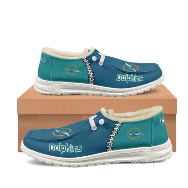 Tubopro Miami Dolphins Personalized Hey Dude Shoes For Men And Women