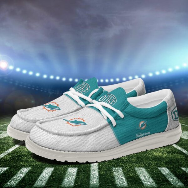 Tubopro Miami Dolphins Personalized Hey Dude Shoes For Men And Women - Image 3