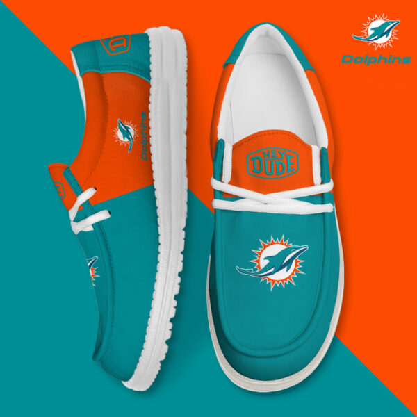 Tubopro Miami Dolphins Personalized Hey Dude Shoes For Men And Women