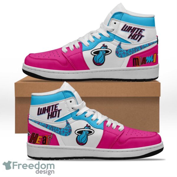 Tubopro Miami Heat AJ1 High Sneakers Shoes For Men And Women