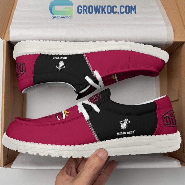 Tubopro Miami Heat Personalized Hey Dude Shoes For Men And Women - Image 3
