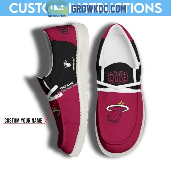 Tubopro Miami Heat Personalized Hey Dude Shoes For Men And Women - Image 7