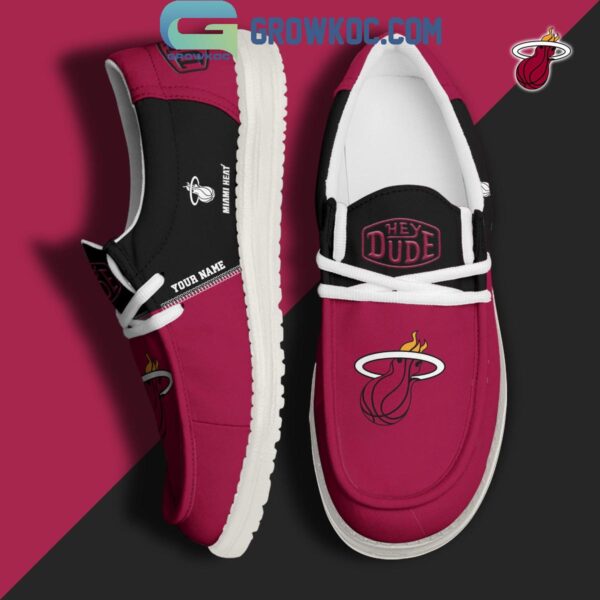 Tubopro Miami Heat Personalized Hey Dude Shoes For Men And Women - Image 2