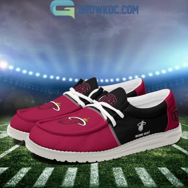 Tubopro Miami Heat Personalized Hey Dude Shoes For Men And Women - Image 4