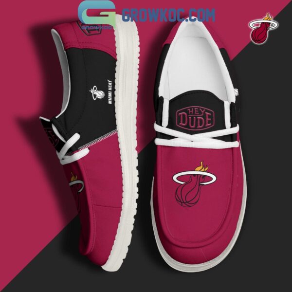 Tubopro Miami Heat Personalized Hey Dude Shoes For Men And Women