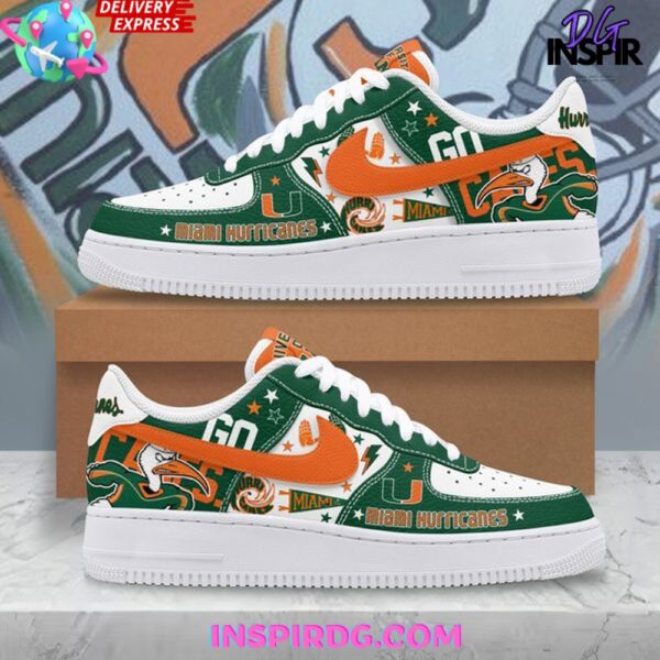 Tubopro Miami Hurricanes Air Low-Top Sneakers Shoes For Men And Women