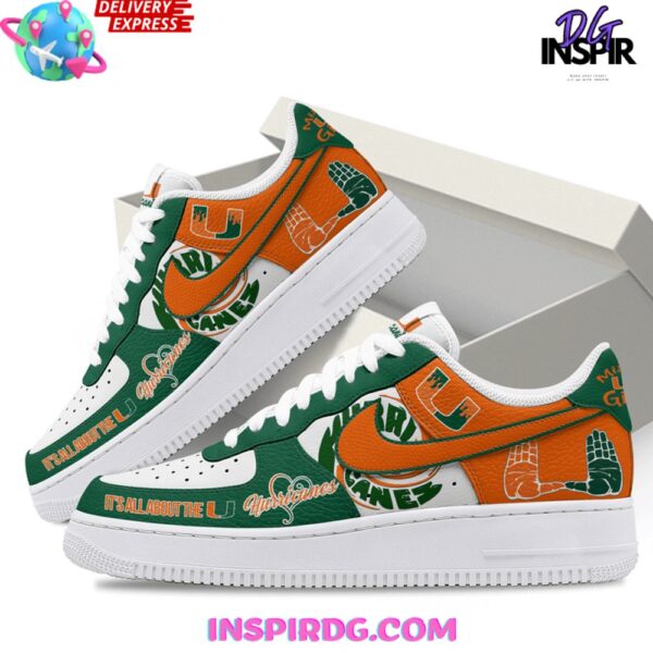 Tubopro Miami Hurricanes Air Low-Top Sneakers Shoes For Men And Women - Image 2
