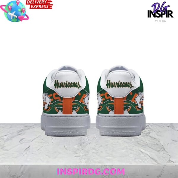 Tubopro Miami Hurricanes Air Low-Top Sneakers Shoes For Men And Women - Image 4