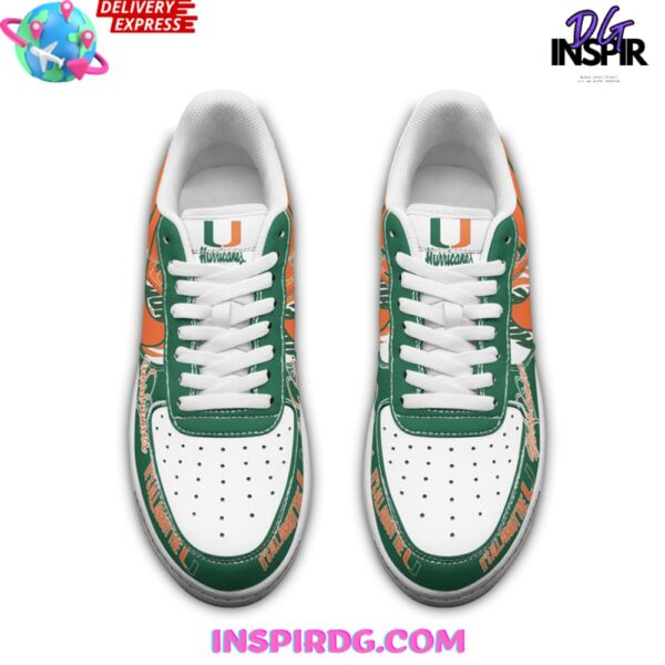 Tubopro Miami Hurricanes Air Low-Top Sneakers Shoes For Men And Women - Image 3