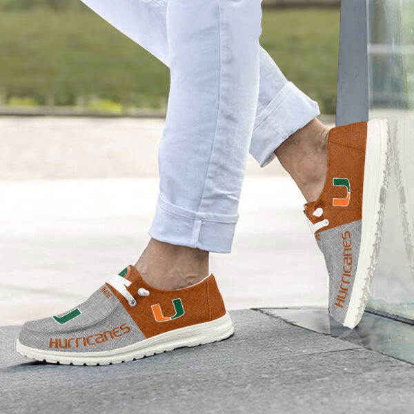 Tubopro Miami Hurricanes Hey Dude Shoes For Men And Women - Image 7
