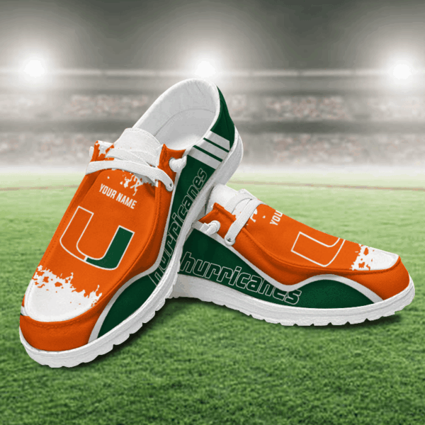 Tubopro Miami Hurricanes Hey Dude Shoes For Men And Women
