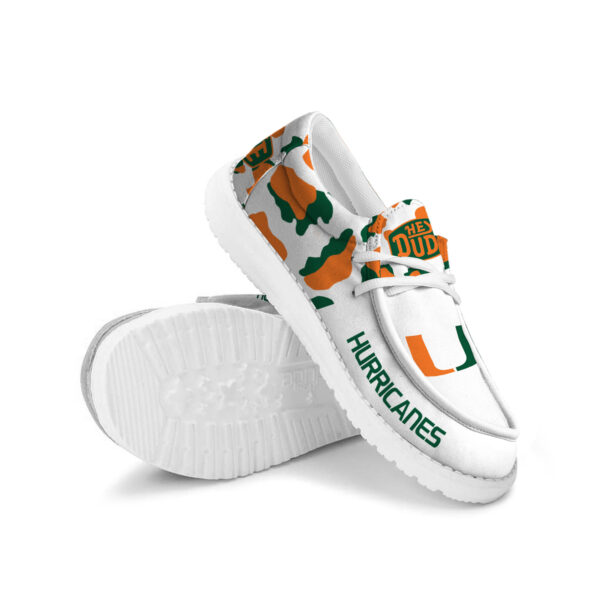Tubopro Miami Hurricanes Hey Dude Shoes For Men And Women - Image 4
