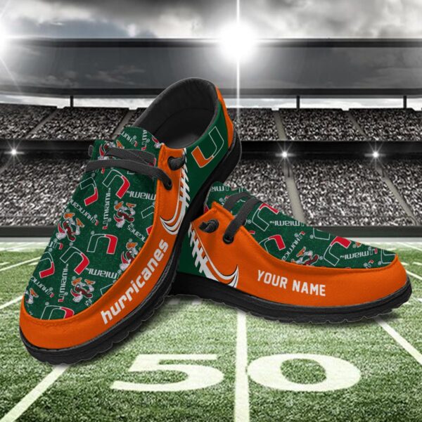 Tubopro Miami Hurricanes Hey Dude Shoes For Men And Women - Image 2