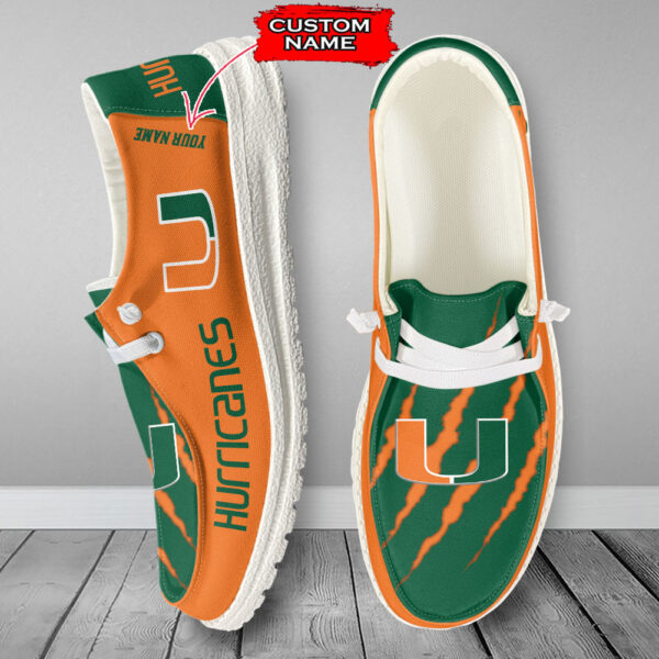 Tubopro Miami Hurricanes Hey Dude Shoes For Men And Women - Image 6
