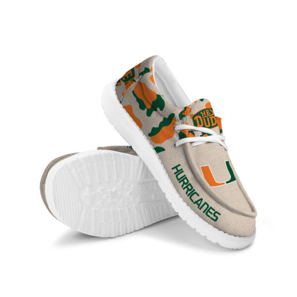 Tubopro Miami Hurricanes Hey Dude Shoes For Men And Women - Image 3