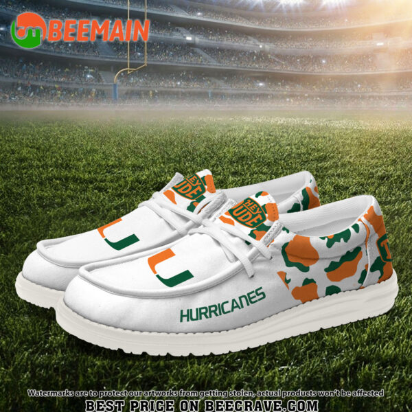 Tubopro Miami Hurricanes Hey Dude Shoes For Men And Women - Image 2