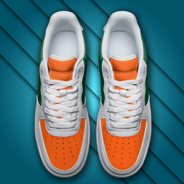 Tubopro Miami Hurricanes NCAA Air Low-Top Sneakers Shoes For Men And Women - Image 5
