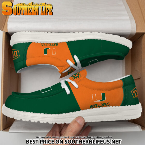 Tubopro Miami Hurricanes Personalized Hey Dude Shoes For Men And Women - Image 3