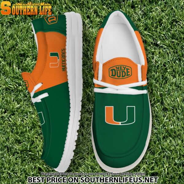 Tubopro Miami Hurricanes Personalized Hey Dude Shoes For Men And Women