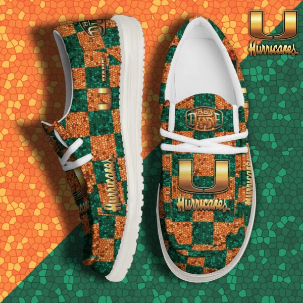 Tubopro Miami Hurricanes Personalized Hey Dude Shoes For Men And Women