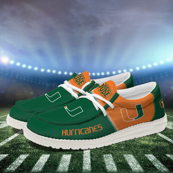 Tubopro Miami Hurricanes Personalized Hey Dude Shoes For Men And Women - Image 3