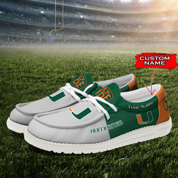 Tubopro Miami Hurricanes Personalized Hey Dude Shoes For Men And Women - Image 2