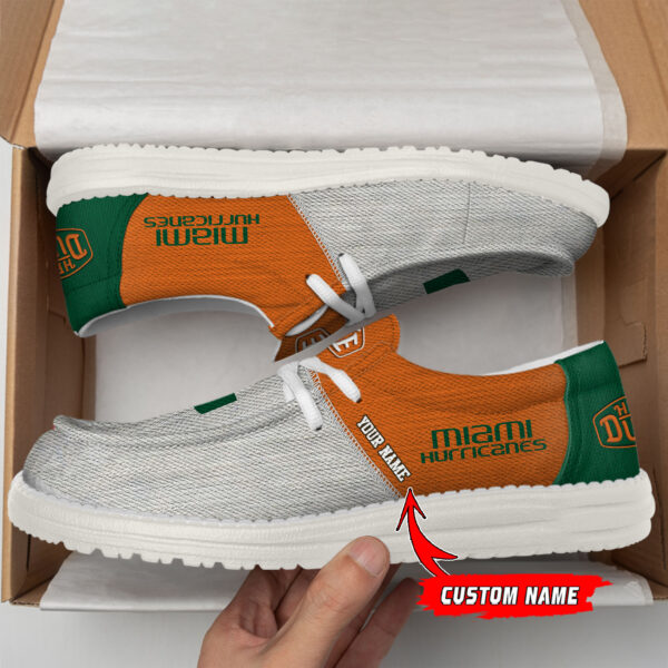Tubopro Miami Hurricanes Personalized Hey Dude Shoes For Men And Women - Image 2